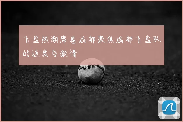 飞盘热潮席卷成都聚焦成都飞盘队的速度与激情
